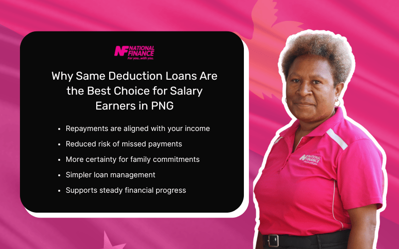 Why Same Deduction Loans Are the Best Choice for Salary Earners in PNG
